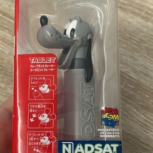 Pez NADSAT x Disney: Pluto (Grayscale) Pez-Style Candy Dispenser, Rare 2004